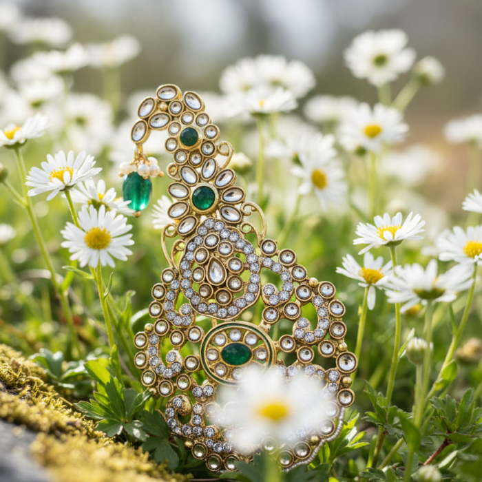 Jewelry among Flowers