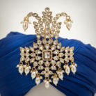 Kalgi on Royal Blue Turban