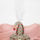 Kalgi on Royal Pink Turban