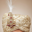 Turban Kalgi High Angle View